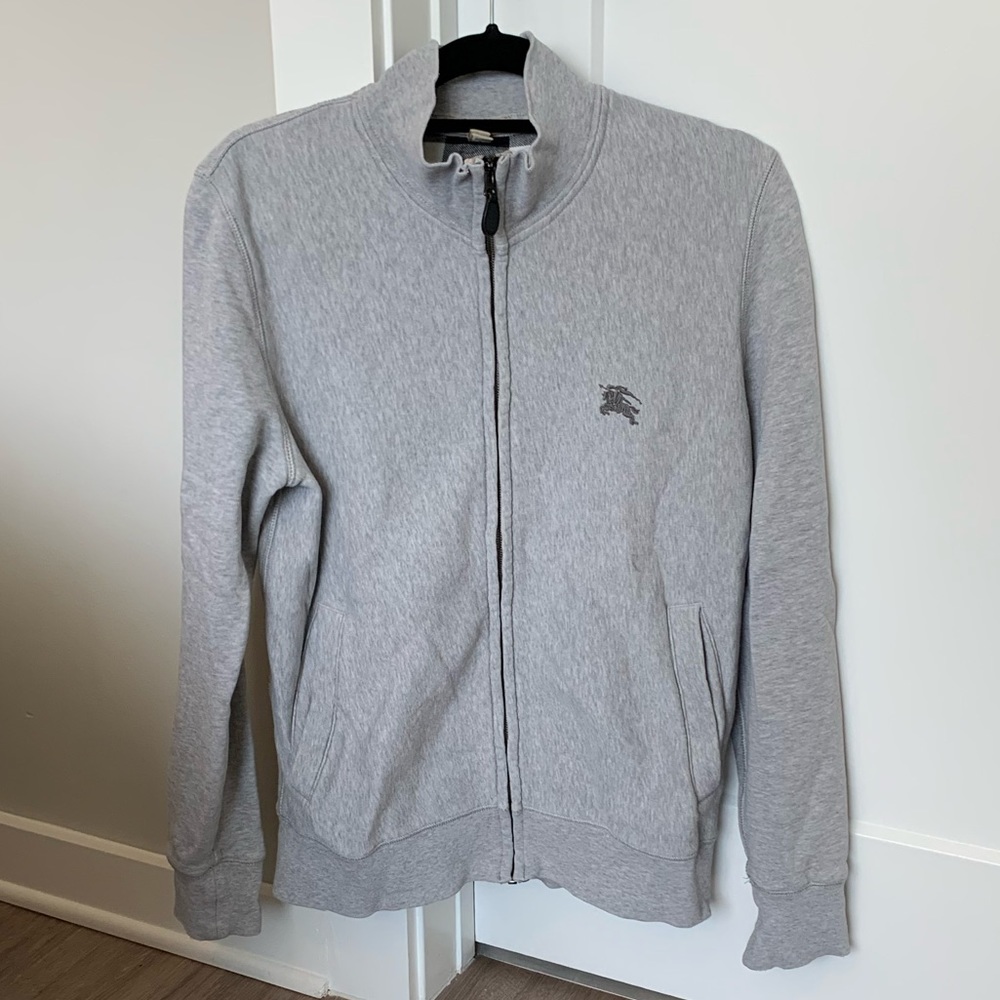 Burberry Zip Up Sweater